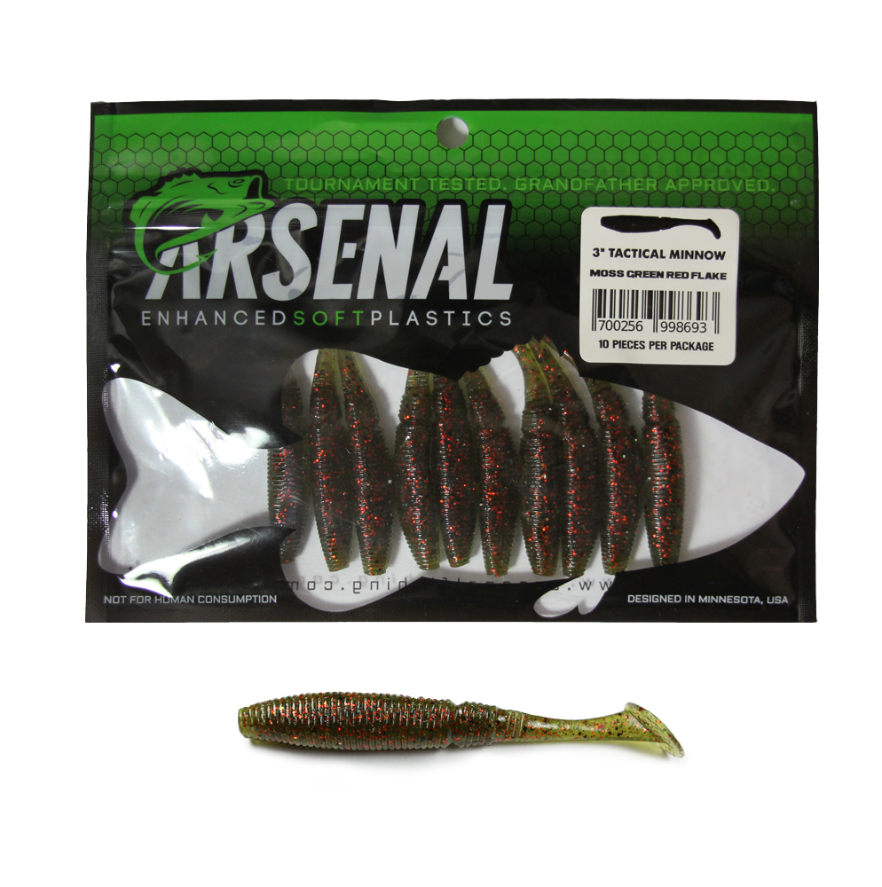 Tactical Minnow 3″ – Arsenal Fishing - Home of the Original Wacky