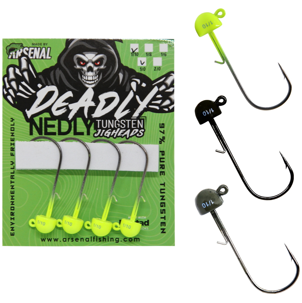 Deadly Nedly Jig Heads with QuickID – Arsenal Fishing - Home of the  Original Wacky-Neko Pliers
