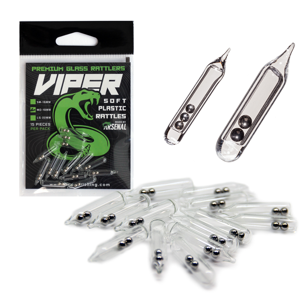 Viper Soft Plastic Glass Rattles – Arsenal Fishing - Home of the