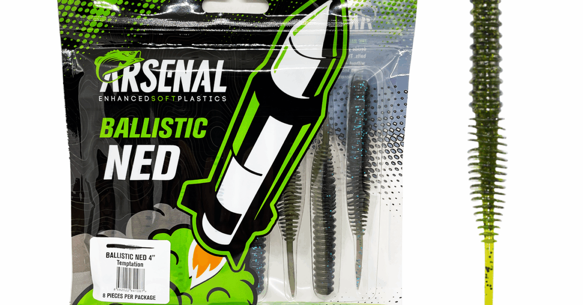 Ballistic Ned 4″ – Arsenal Fishing - Home of the Original Wacky