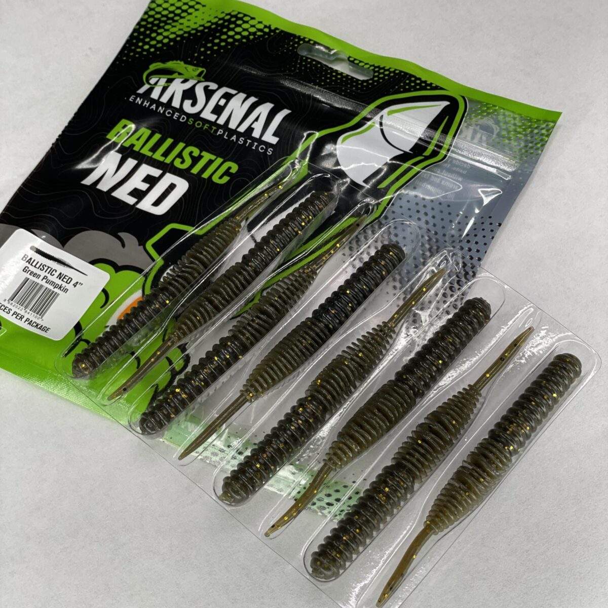 Ballistic Ned 4″ – Arsenal Fishing - Home of the Original Wacky
